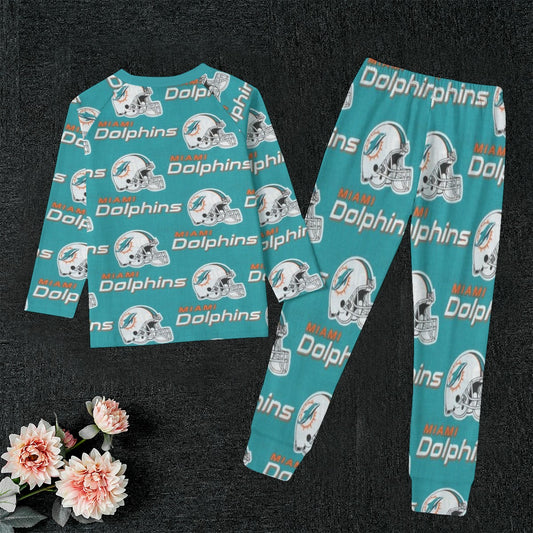 Miami Football Game Day All-Over Print Kid's Sleep Pajamas