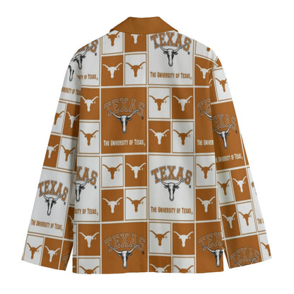 Texas at Austin - Longhorns Game Day Flat Lapel Collar Blazer