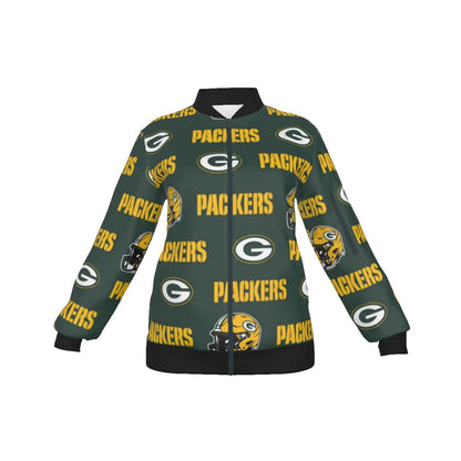 Green Bay Football Game Day All-Over Print Women's Jacket
