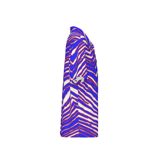 Buffalo Bills Zubaz Teenage Polo Collar Jersey |210GSM