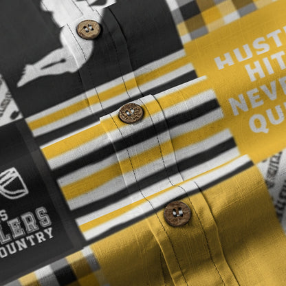 All-Over Print Men's Breathable Cotton Shirt|125GSM