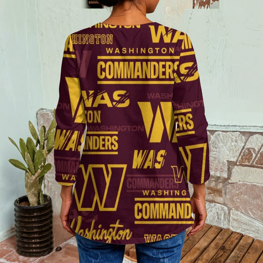 Washington Commanders Women's Faux Sweater Cardigan