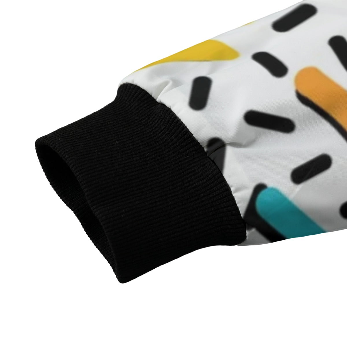 Urban Legend 90s Street Icons 80s Retro Seamless Pattern Fleece Bomber Jacket