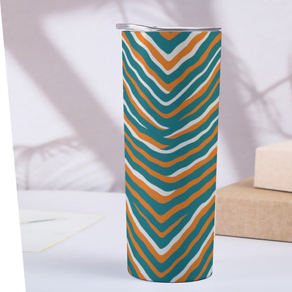 Miami Football Game Day Custom 20OZ Straight Cup With Sliding Lid For The USA
