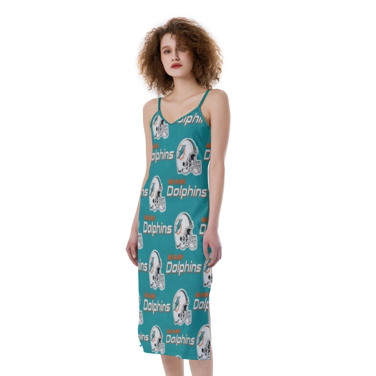 Miami Football Game Day All-Over Print Women's Cami Dress