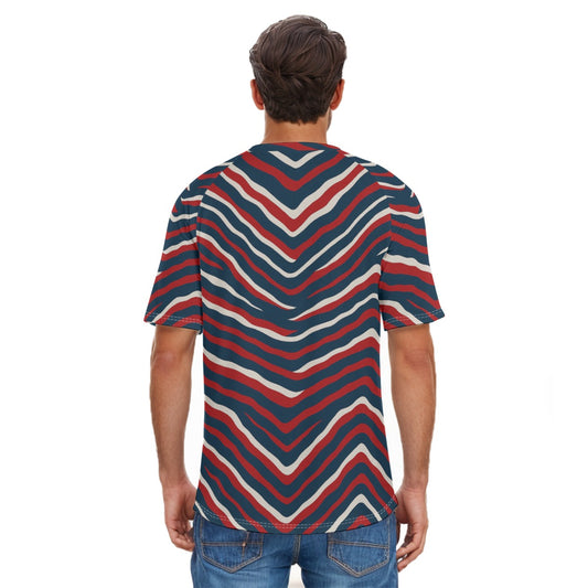 New England Football Game Day All-Over Print Men's O-neck Short Sleeve T-shirt