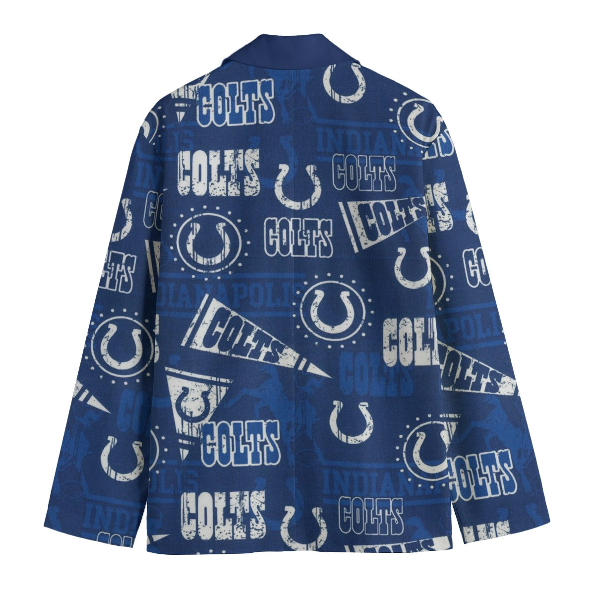 Indianapolis Colts suit Flat Lapel Collar Blazer
