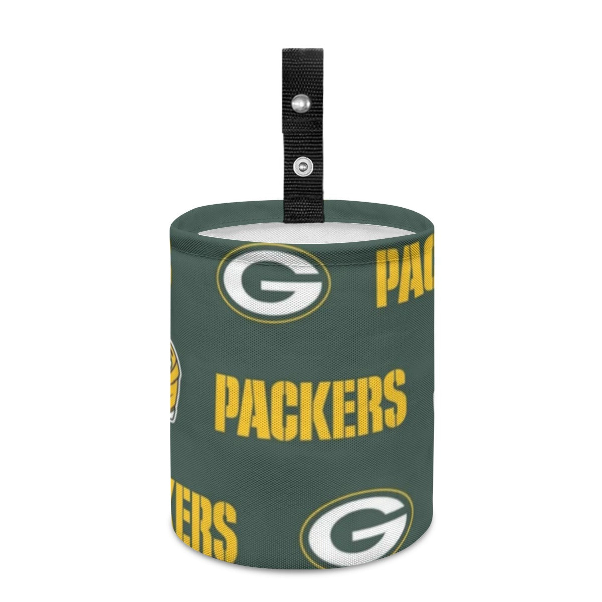Green Bay Football Game Day Minimalist Fabric Car Trash Can