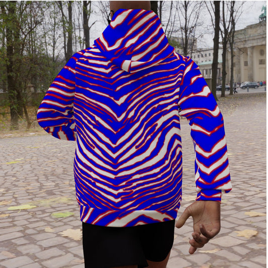 Buffalo Bills Zubaz Men's Heavy Fleece Raglan Hoodie