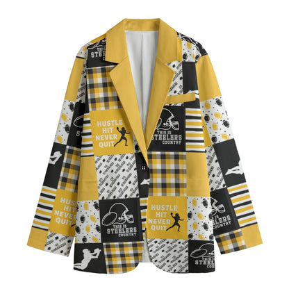 All-Over Print Women's Leisure Blazer