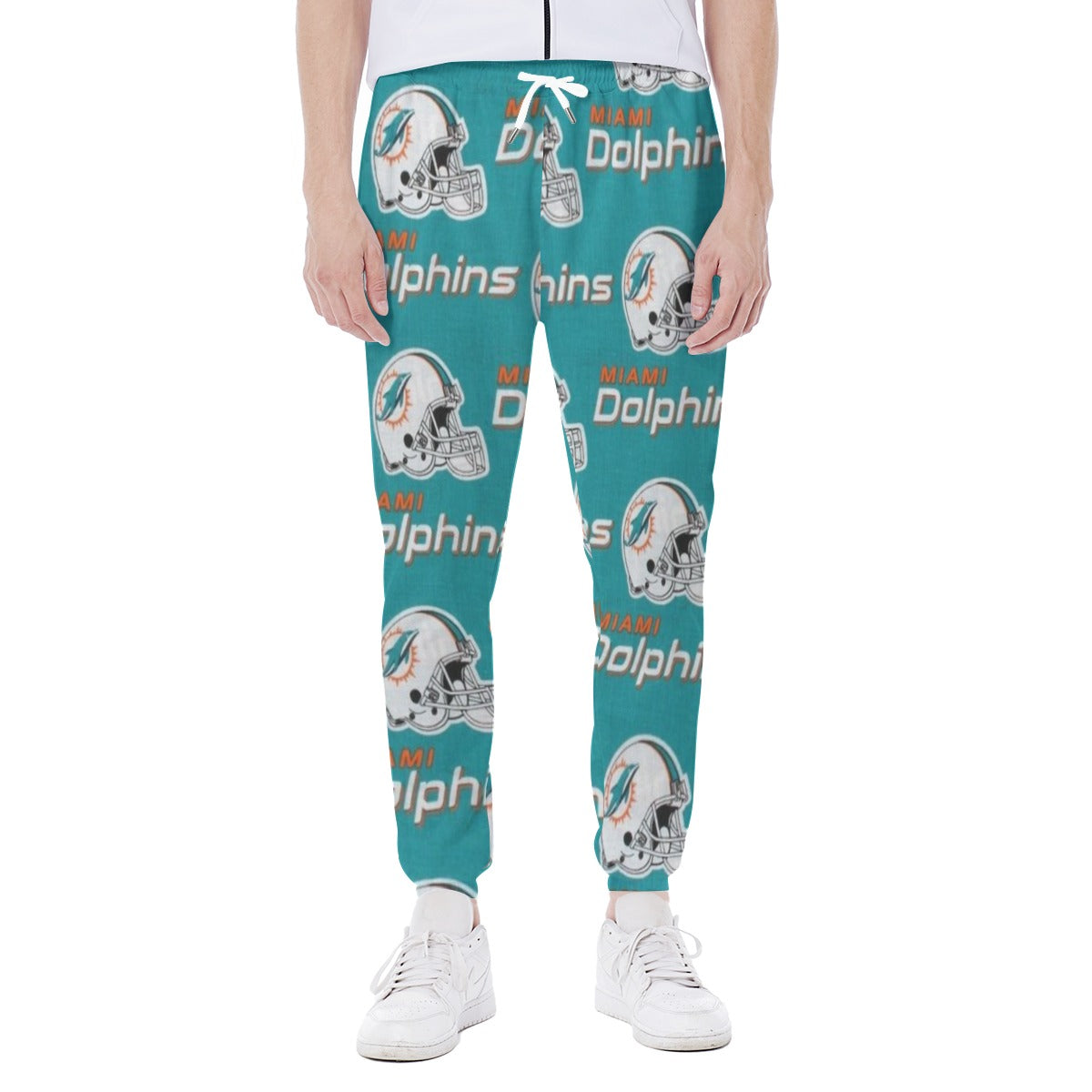 Miami Football Game Day All-Over Print Men's Closed Bottom Light Weight Jogger
