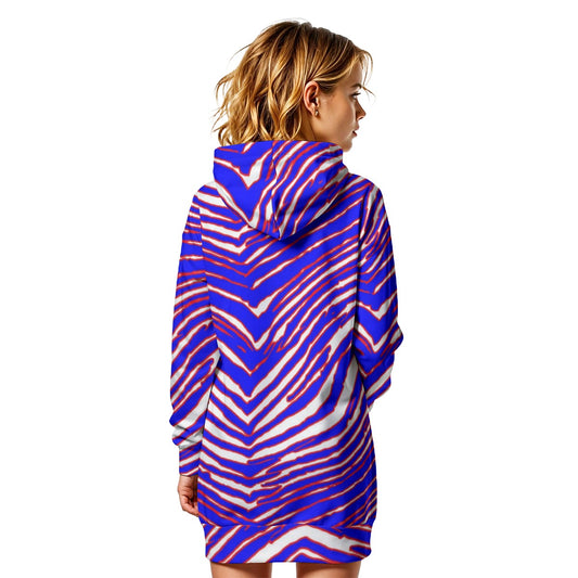 Buffalo Bills Zubaz Women's Heavy Fleece Long Hoodie