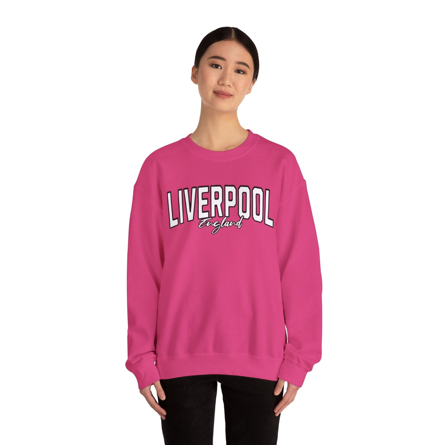 Liverpool England Unisex Crewneck Sweatshirt