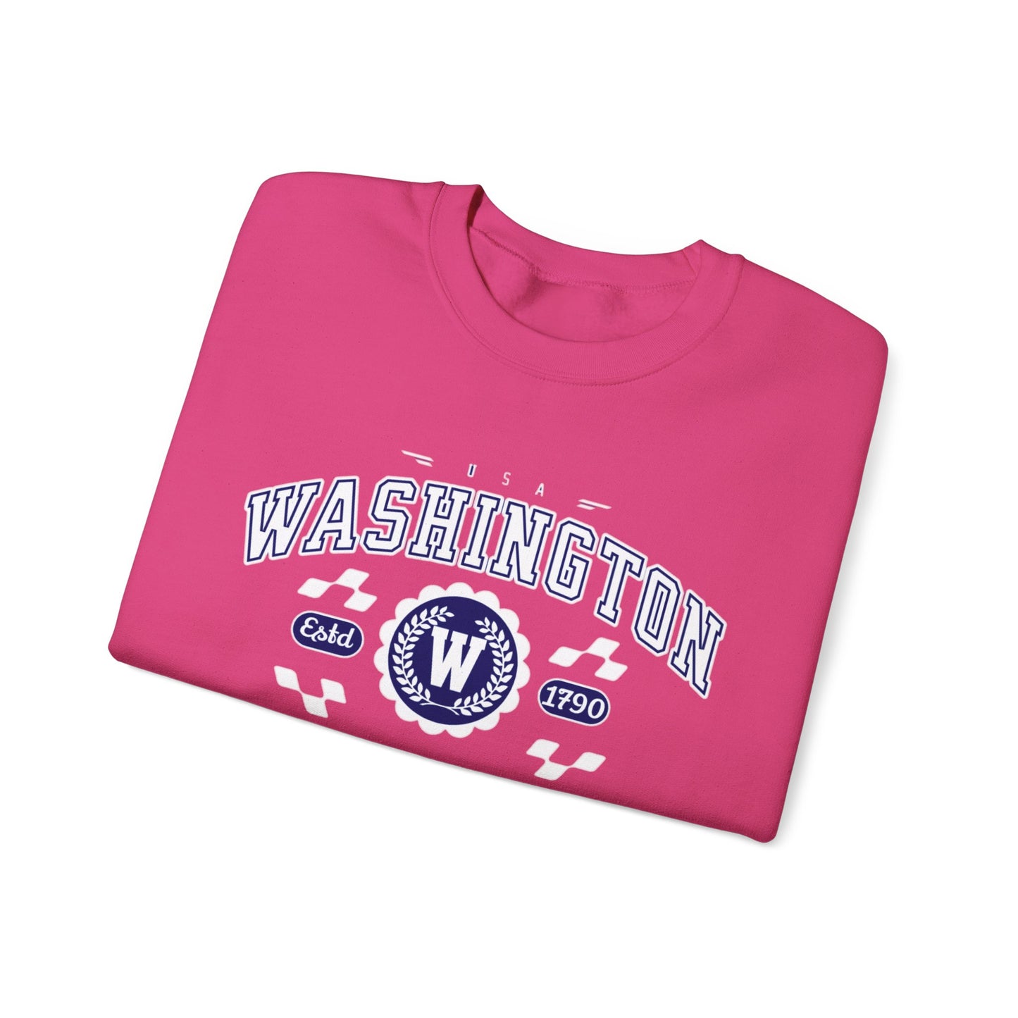 Vintage Washington DC Athletic Sports Design varsity pullover sweater  Crewneck Sweatshirt