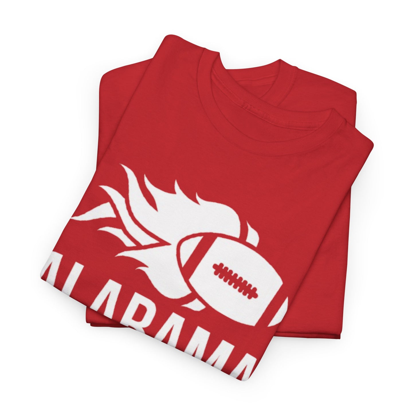 Urban Legend Alabama Crimson Tide Red Football Flame T-Shirt | Southern College Game Day Streetwear