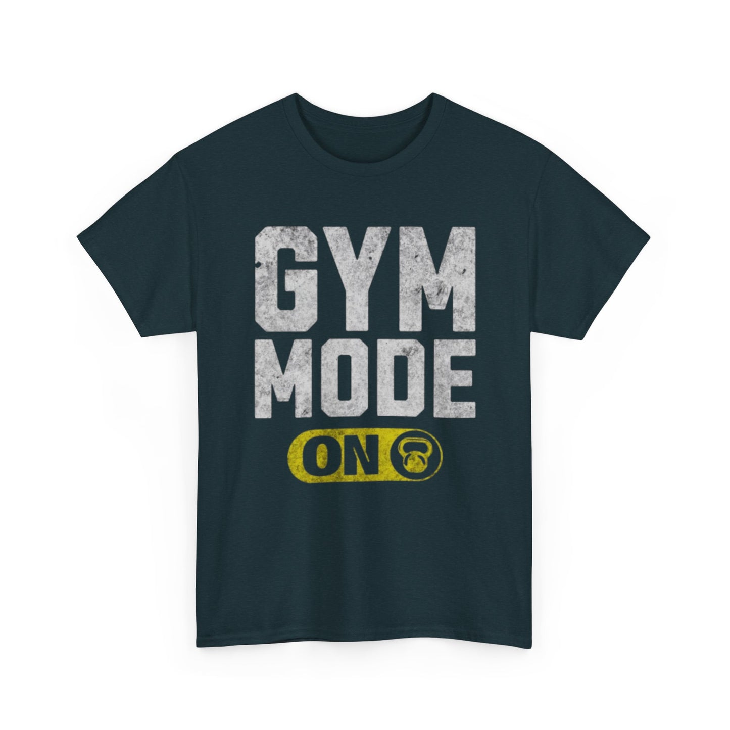 Gym Mode On" Motivational Fitness T-Shirt – Gym Apparel for Men & Women tee