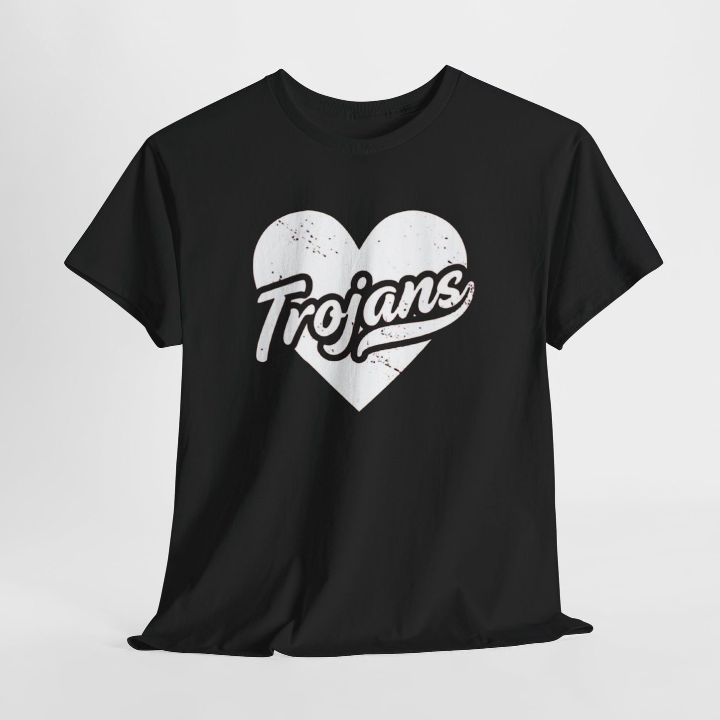 Unisex California Trojans Heart Tee - Casual Style, Sports Lovers Apparel, Sports Fan Gift, Everyday Wear, College Spirit Shirt, Team Pride Top