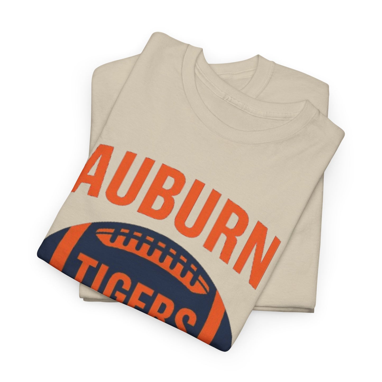 Auburn Tigers Unisex Heavy Cotton Tee - Perfect for Game Days, Casual Wear, Sports Fans, College Apparel, Auburn Gifts