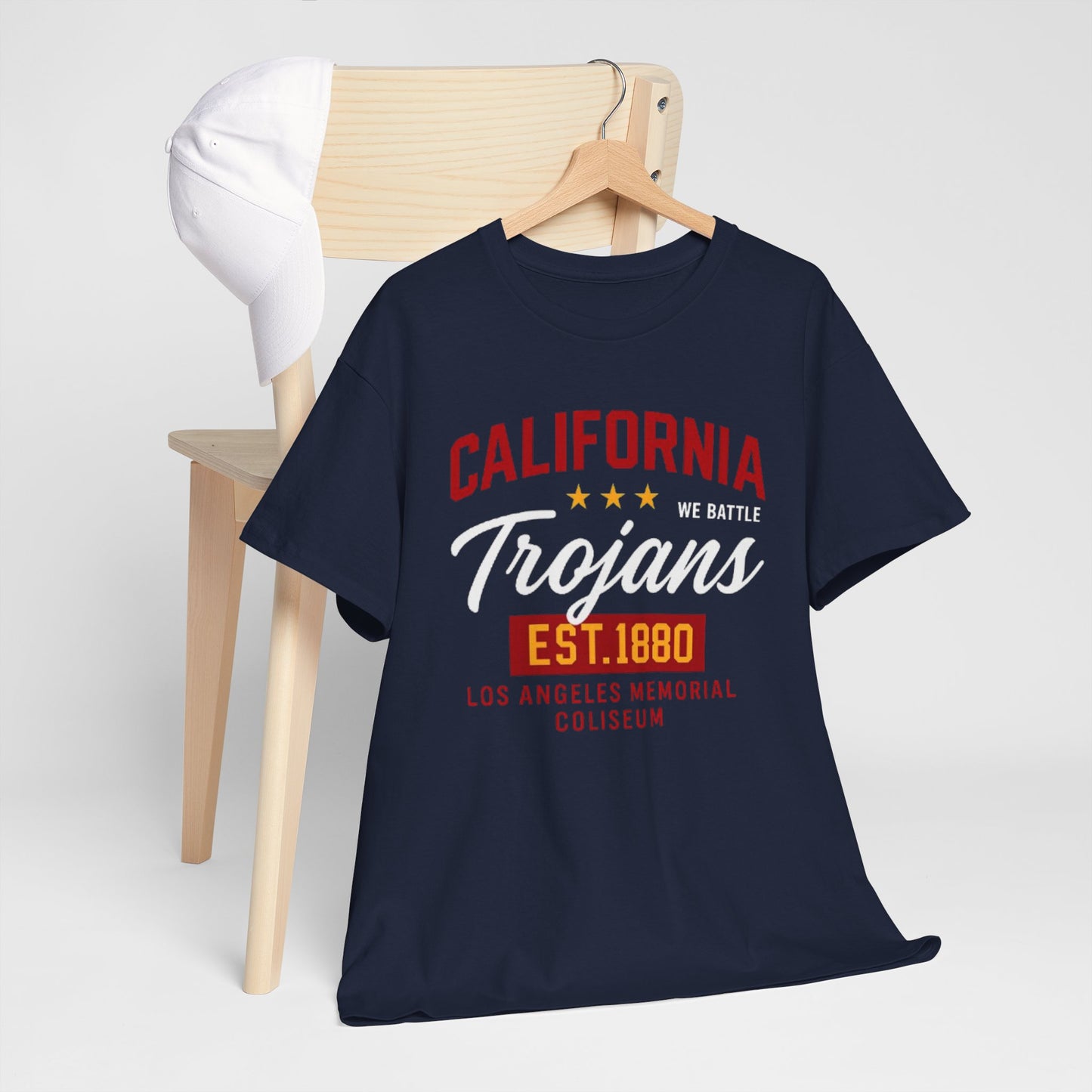 Urban Legend California Trojans Unisex Heavy Cotton Tee | College Spirit Wear, Casual T-Shirt, School Apparel