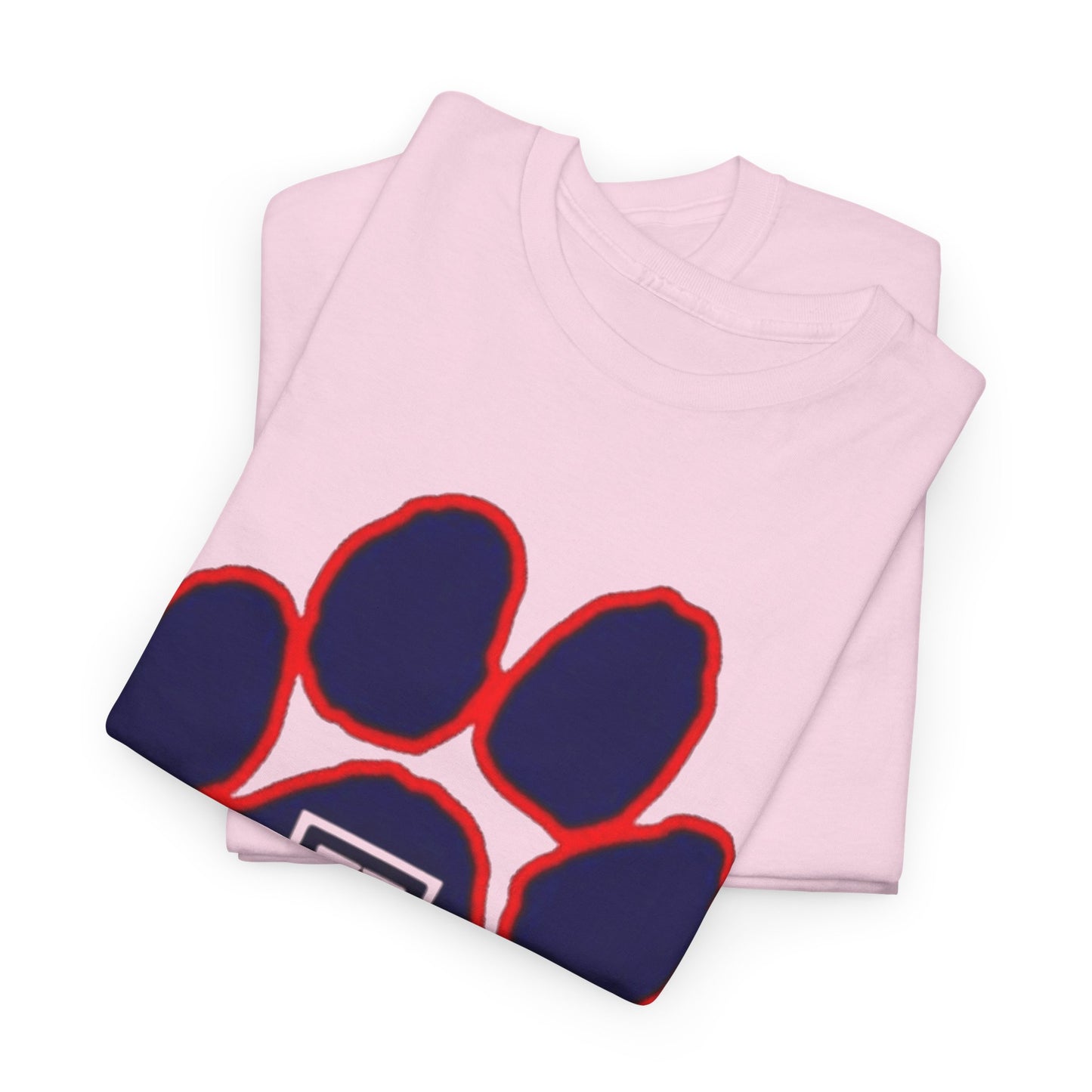 Urban Legend Arizona Wild Paw White T-Shirt | Blue and Red College Streetwear for Game Day