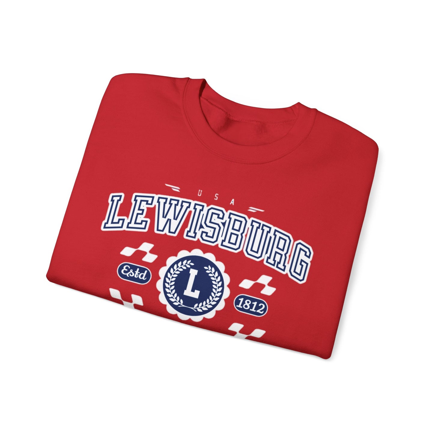 Vintage Lewisburgh Pennsilvania Athletic Sports Design varsity pullover sweater  Crewneck Sweatshirt