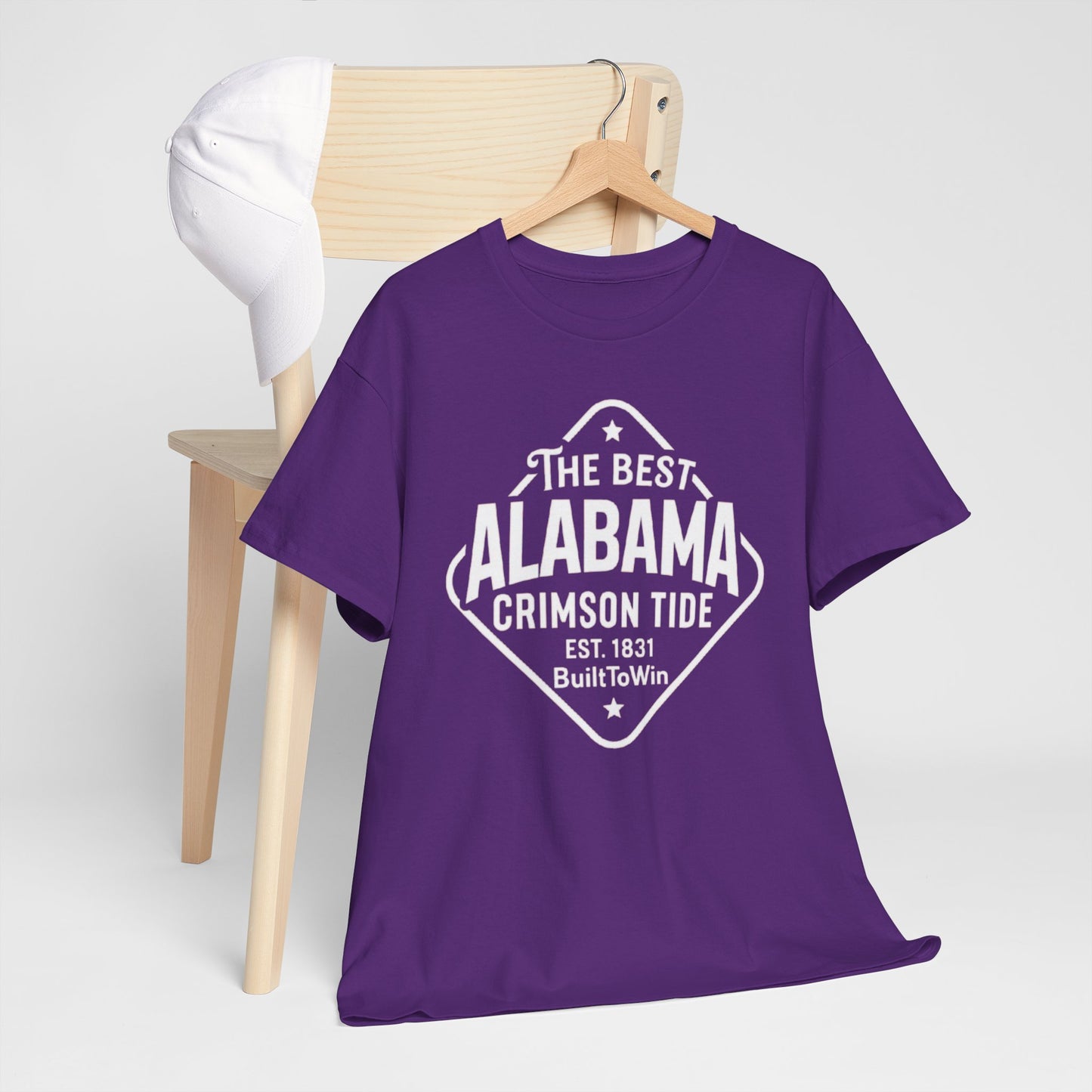 Urban Legend Alabama Crimson Tide Built to Win Maroon T-Shirt | Southern College Football Streetwear