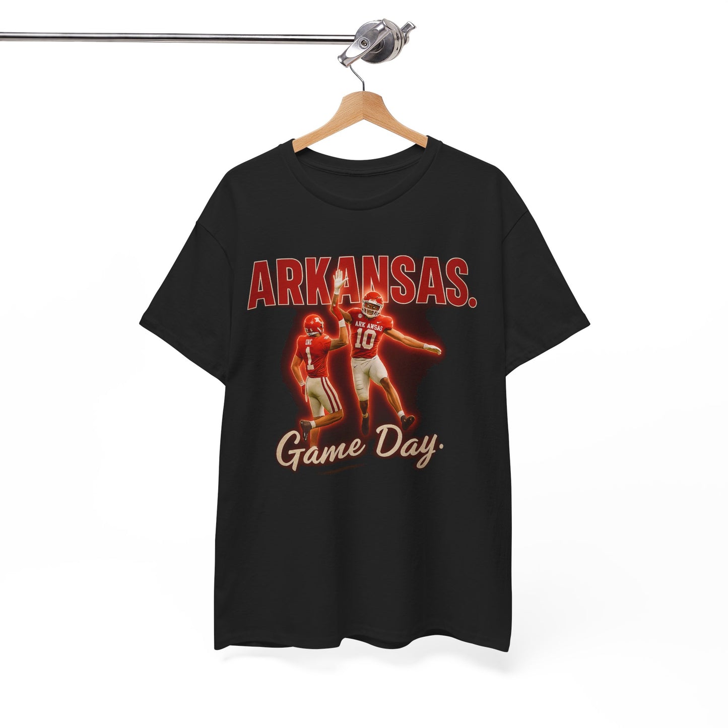 Stylish Game Day Tee, Arkansas football  Shirt, Unisex Cotton Tee, Sports Apparel, Fan Gear, Game Day Outfit
