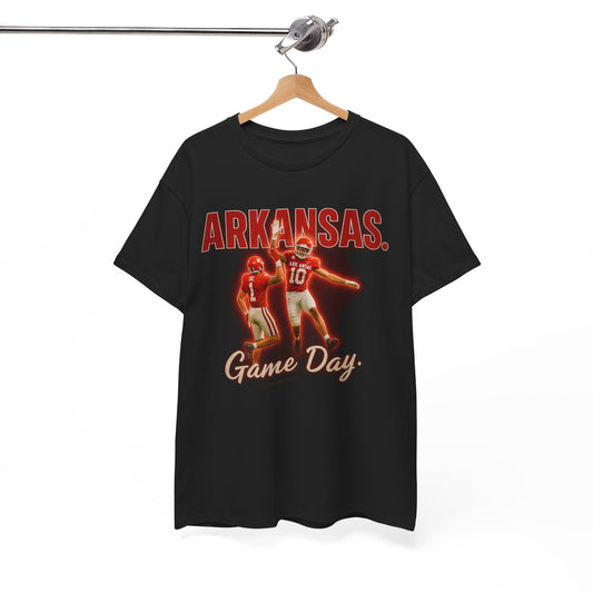 Stylish Game Day Tee, Arkansas football  Shirt, Unisex Cotton Tee, Sports Apparel, Fan Gear, Game Day Outfit