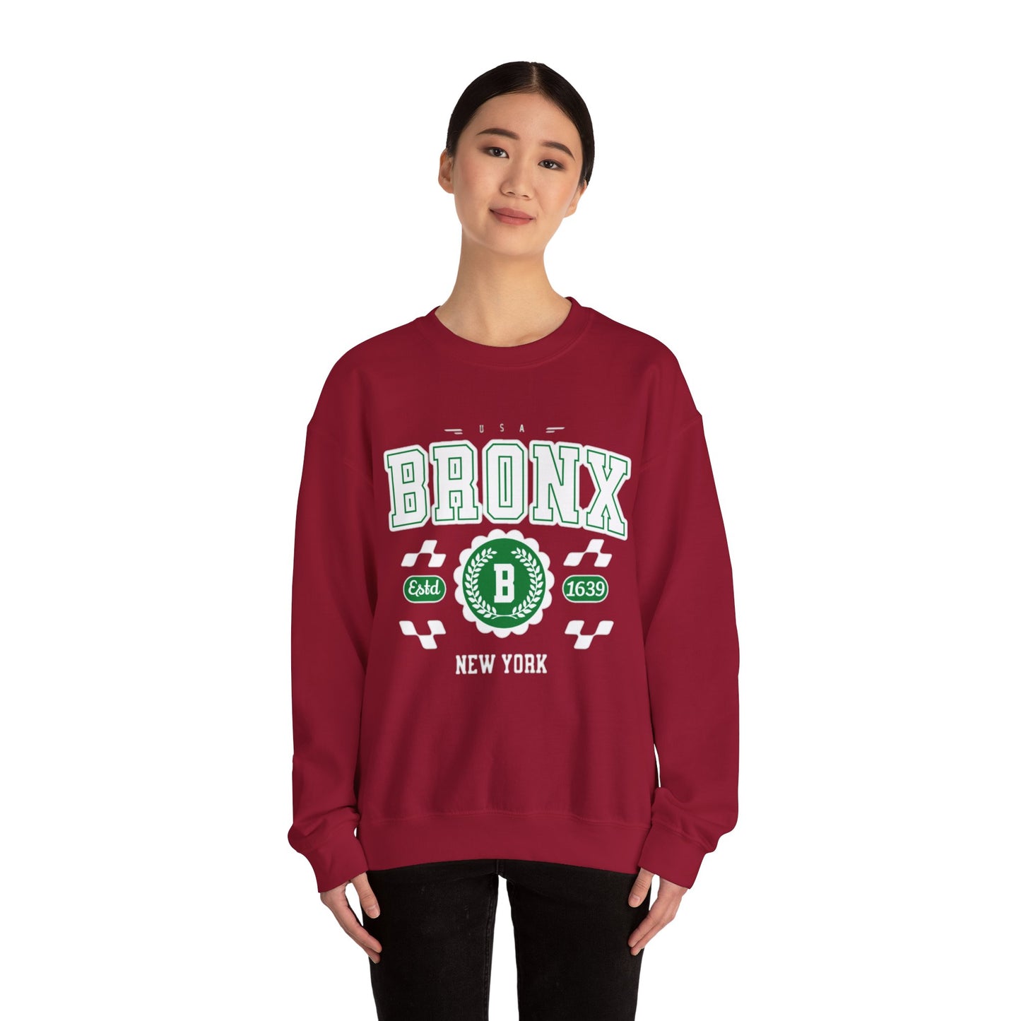 Vintage Bronx New York NY Athletic Sports Design Crewneck Sweatshirt