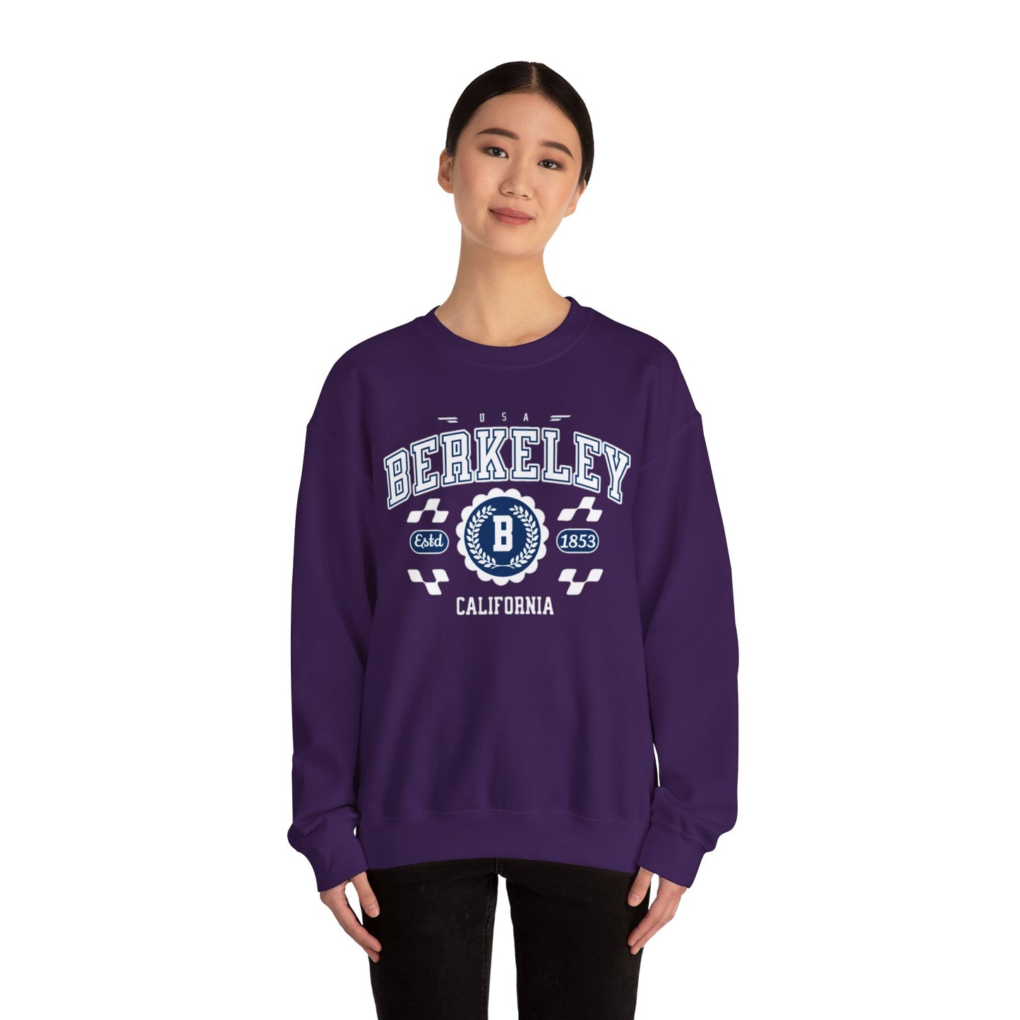 Vintage Berkeley California Athletic Sports Design  Crewneck Sweatshirt