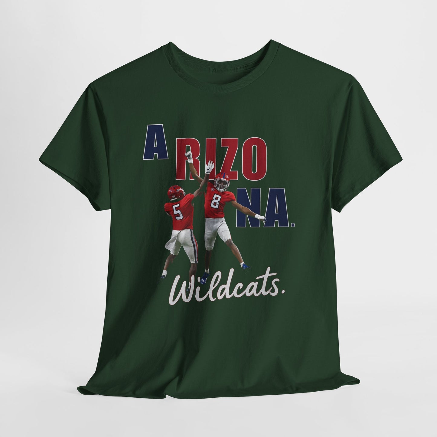 Arizona Wildcats Unisex Heavy Cotton Tee | College Sports Fan Shirt, Game Day Apparel, Gift for Students, Casual Wear, Team Spirit Wear
