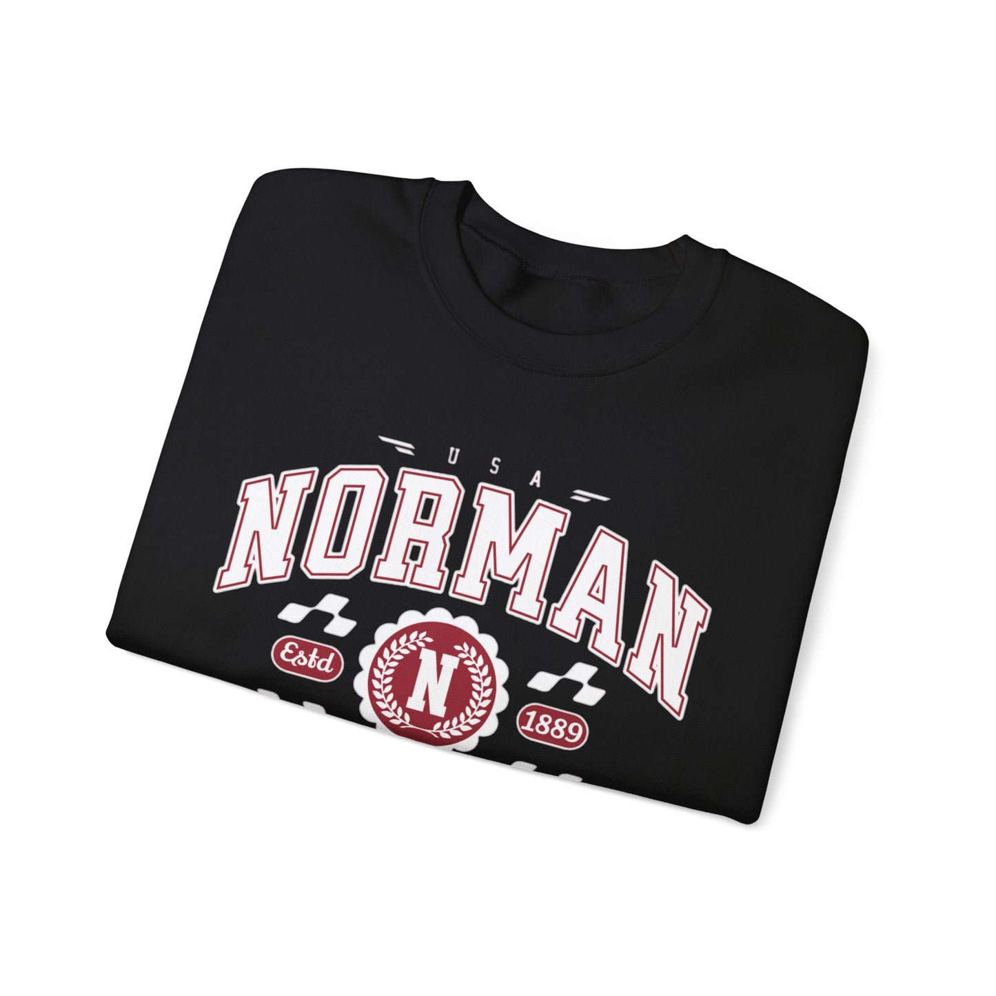 Vintage Normal Oklahoma Athletic Sports Design varsity pullover sweater  Crewneck Sweatshirt