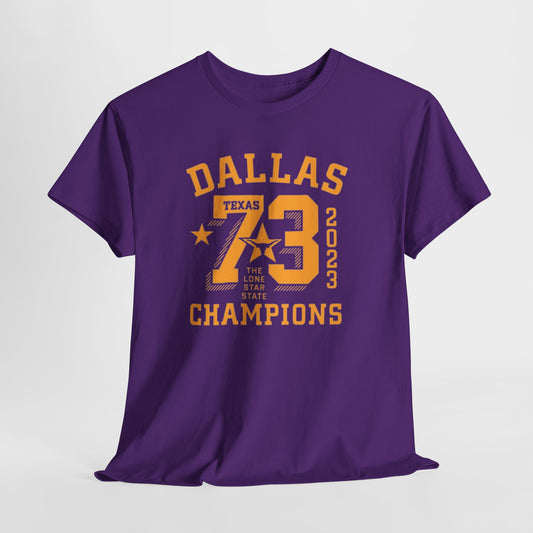 Dallas Champions Tee - Unisex Heavy Cotton T-Shirt, Casual Wear, Sports Events, Gift for Fans, Dallas Texas