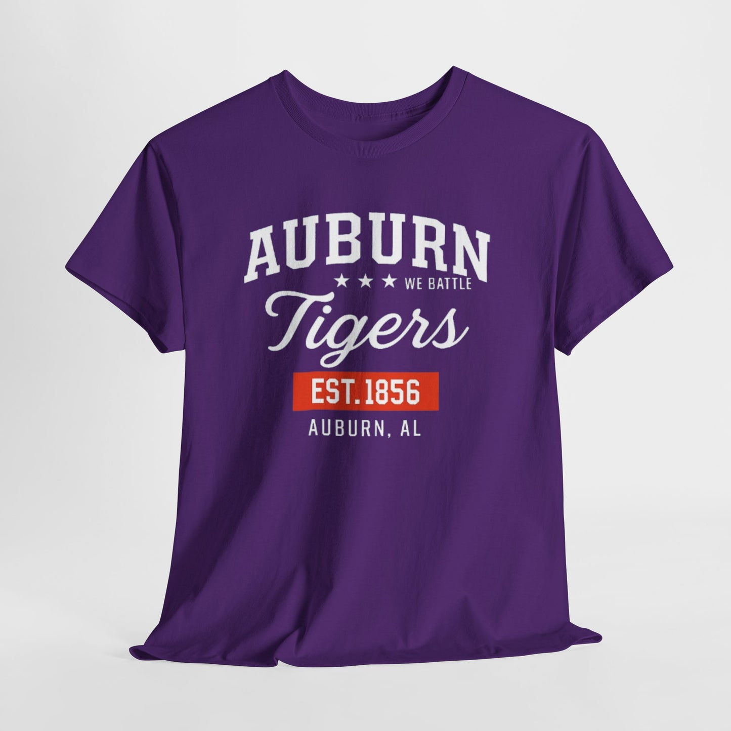 Urban Legend Auburn Tigers Retro Style Tee | Casual Graphic Shirt, College Apparel, Everyday Wear, Gift for Sports Fans, Est. 1856