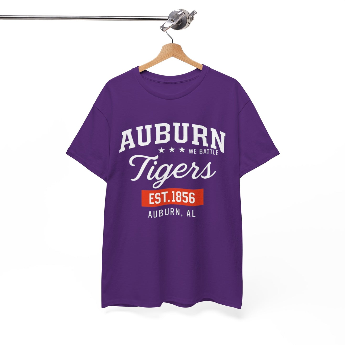 Urban Legend Auburn Tigers Retro Style Tee | Casual Graphic Shirt, College Apparel, Everyday Wear, Gift for Sports Fans, Est. 1856