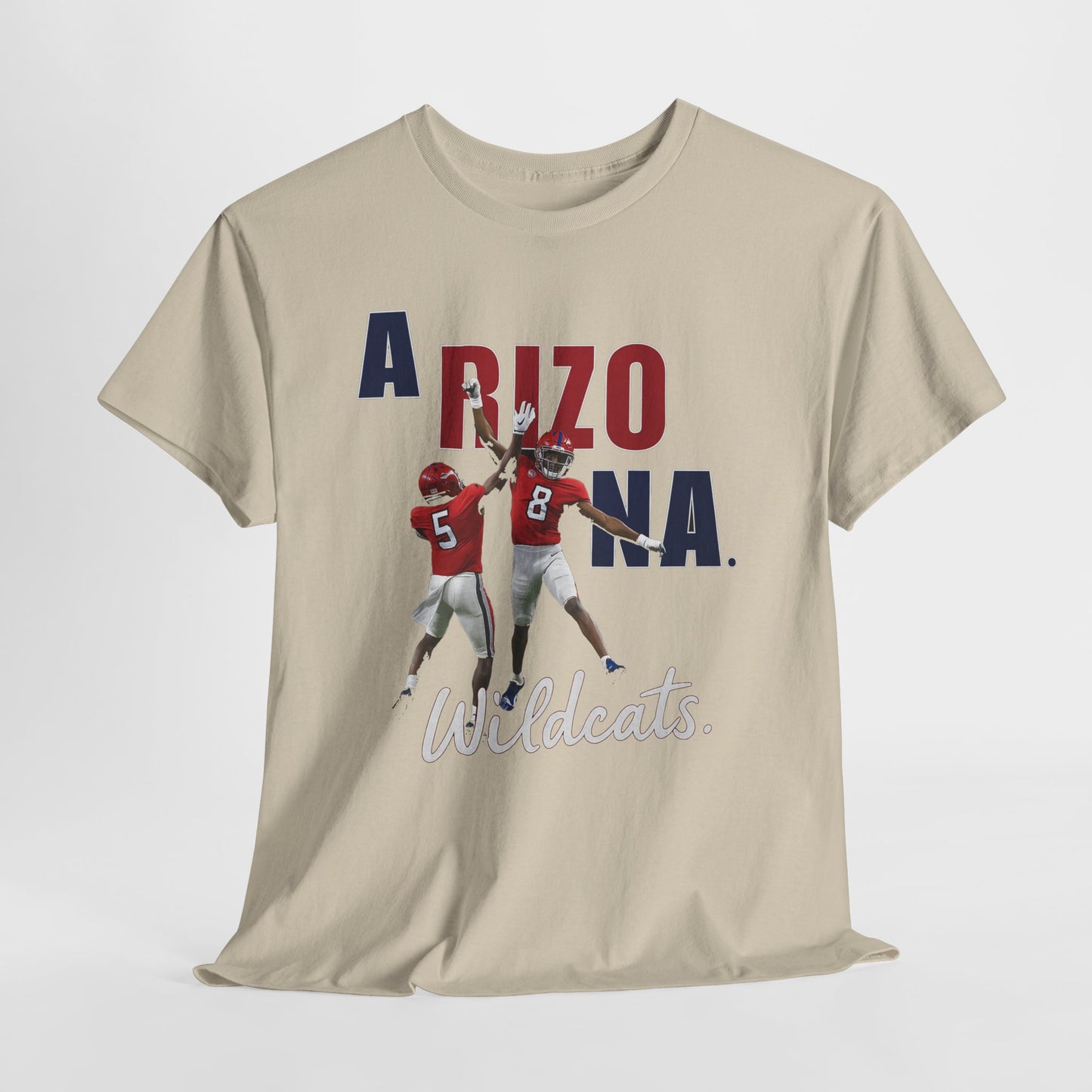 Arizona Wildcats Unisex Heavy Cotton Tee | College Sports Fan Shirt, Game Day Apparel, Gift for Students, Casual Wear, Team Spirit Wear