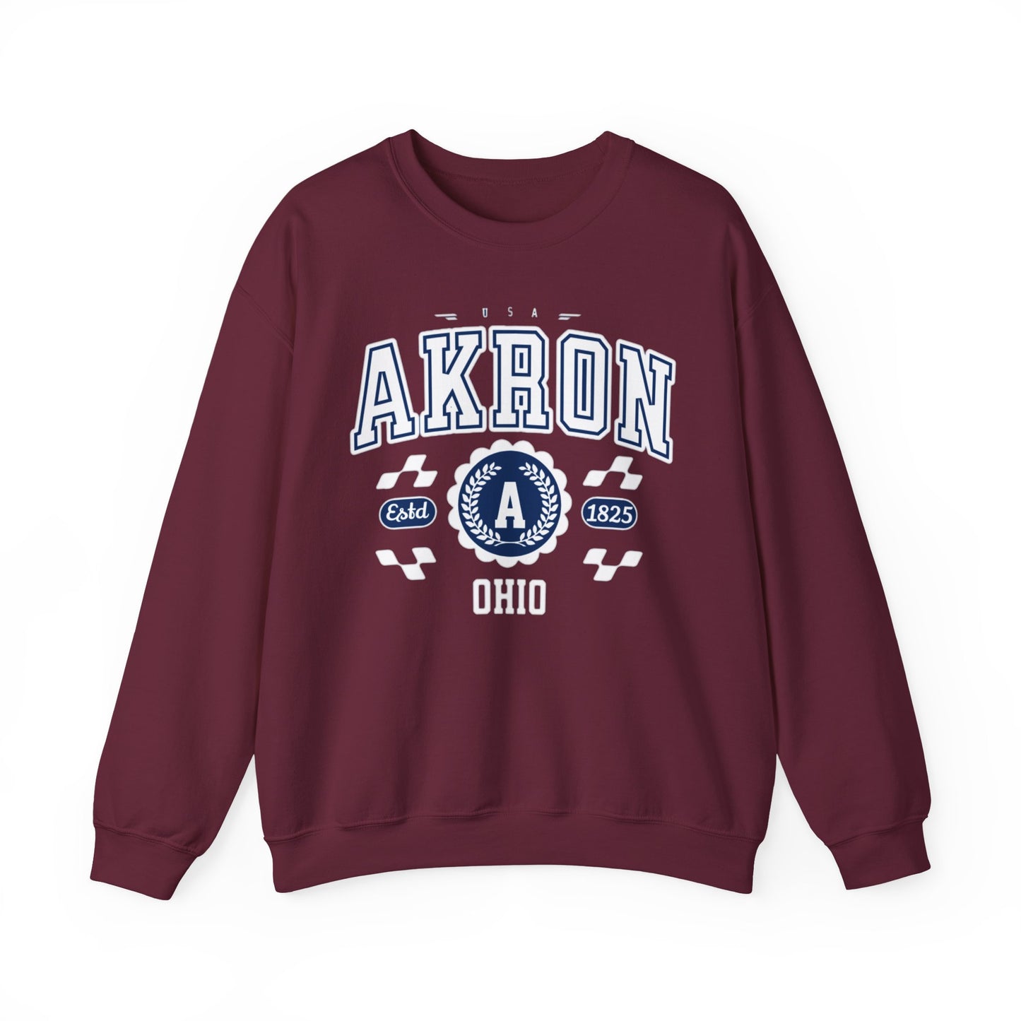 Vintage Arkon Ohio Athletic Sports Design  Crewneck Sweatshirt