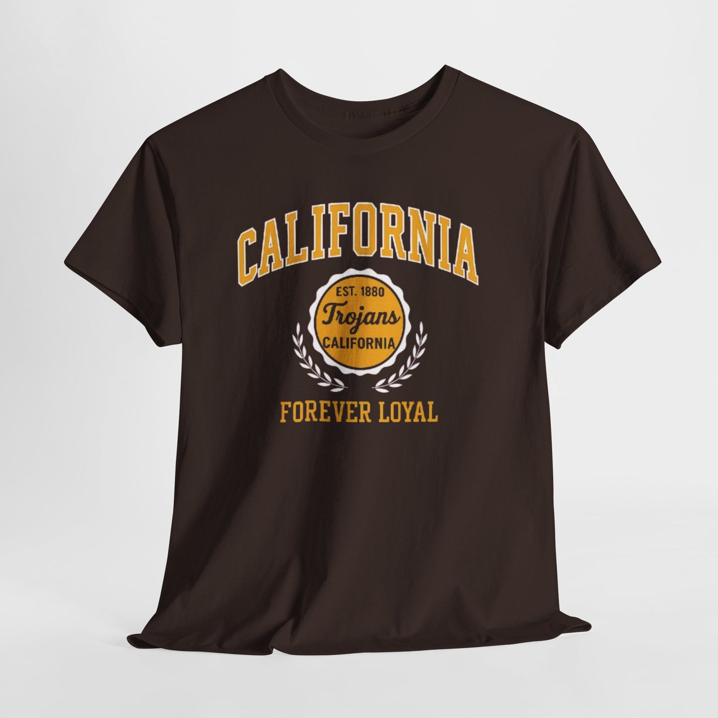 California Trojans Unisex Heavy Cotton Tee, Casual Wear, Sports Fan Apparel, College Pride, Gift for Graduates, Year-Round Comfort