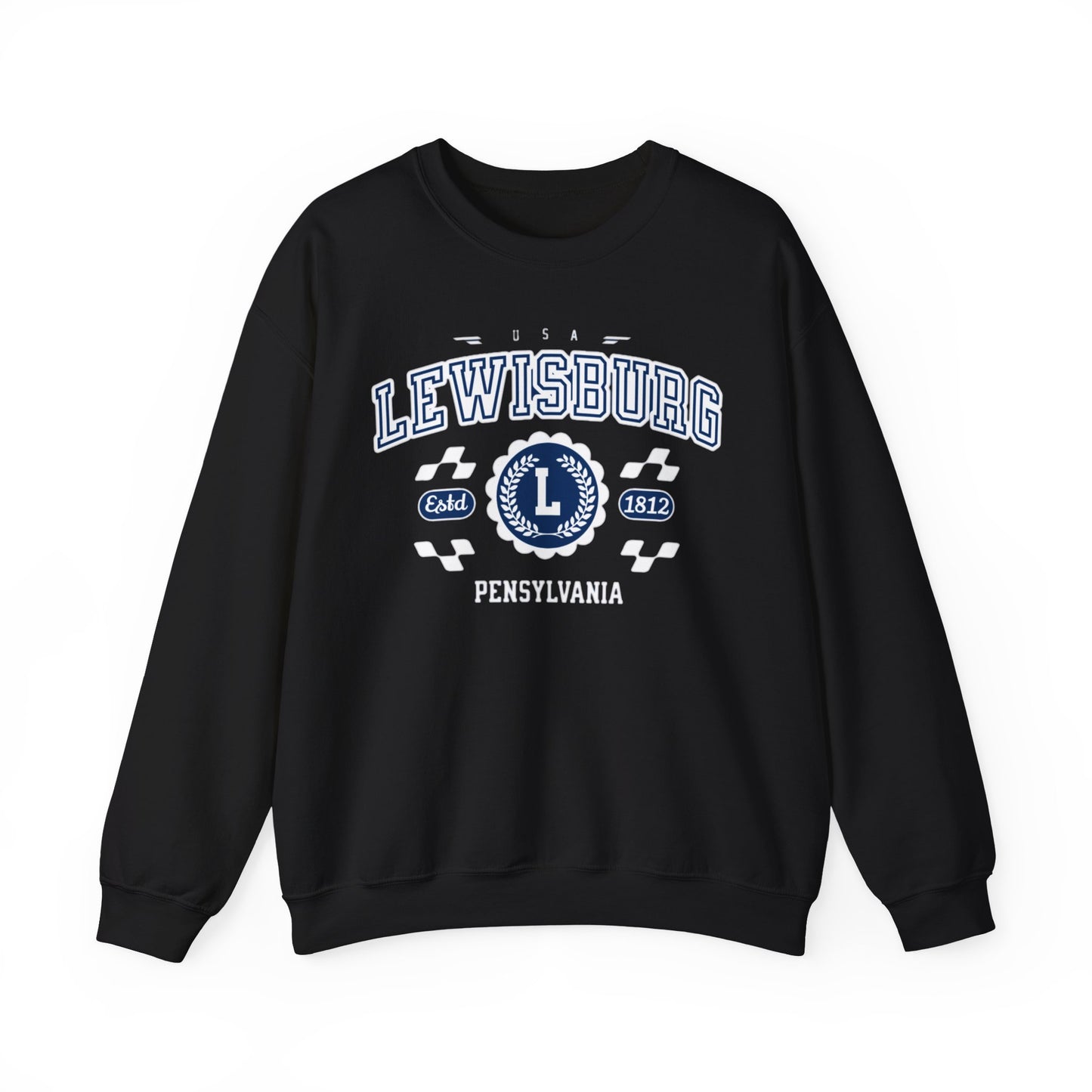 Vintage Lewisburgh Pennsilvania Athletic Sports Design varsity pullover sweater  Crewneck Sweatshirt
