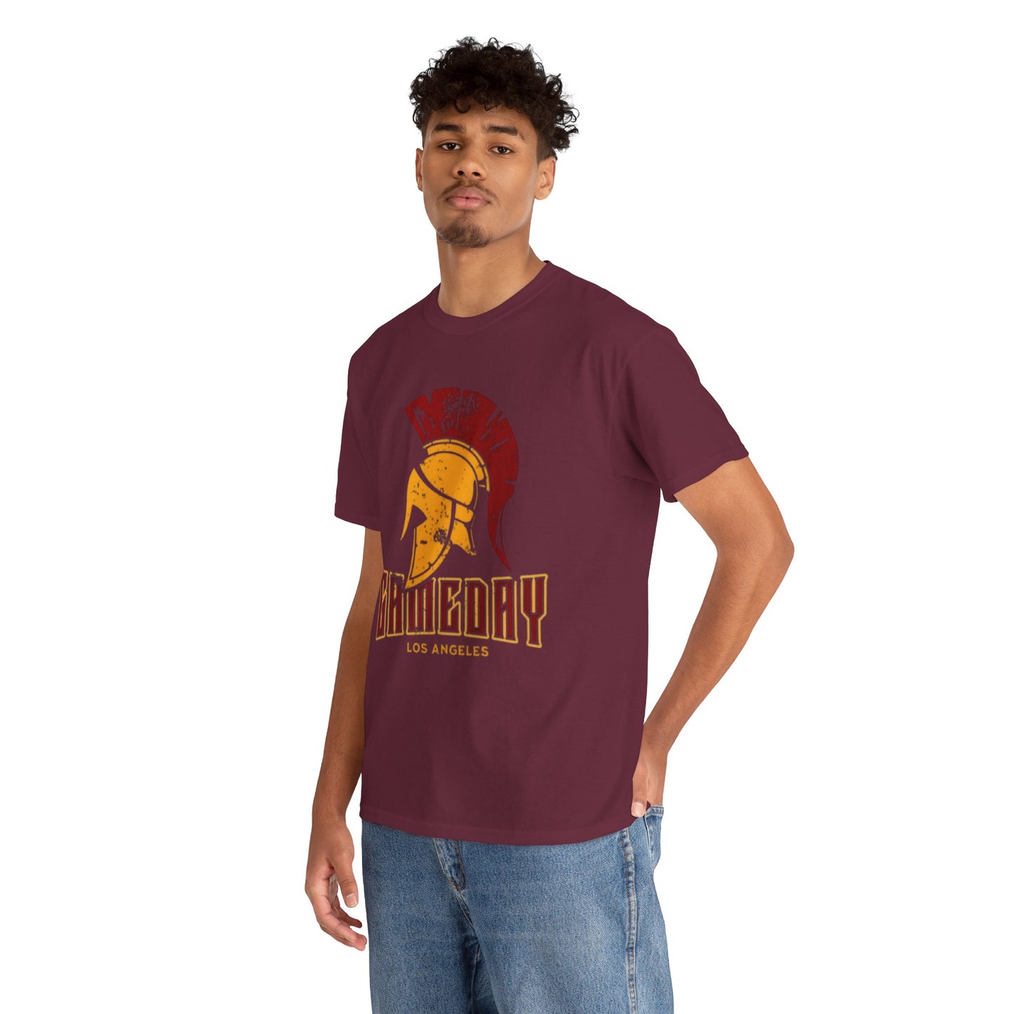 Gameday California Trojans Heavy Cotton Tee, Sports T-Shirt, Game Day Shirt, Los Angeles Tee, Casual Men’s and Women’s Apparel, Comfortable Team Wear