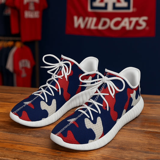 Arizona Wildcats Blue Red White Camo Coconut Sneakers