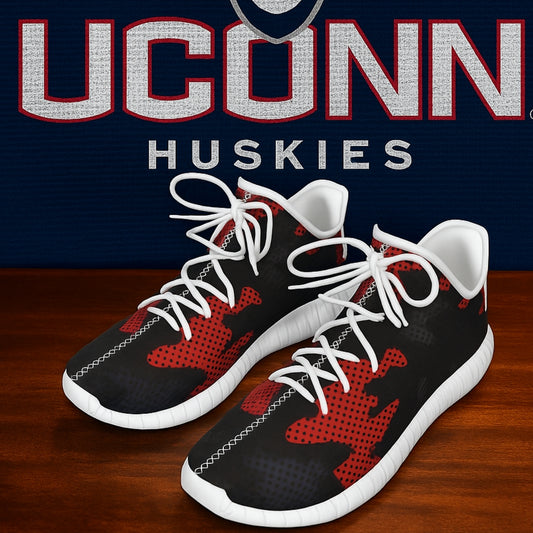 Urban Legend Connecticut Huskies Navy White Gray Camo Coconut Sneakers Shoes
