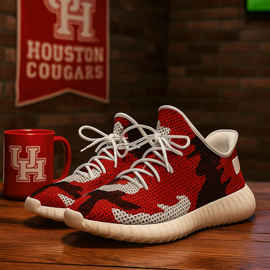 Urban Legend Houston Cougars Red White Black Camo Coconut Sneakers Shoes