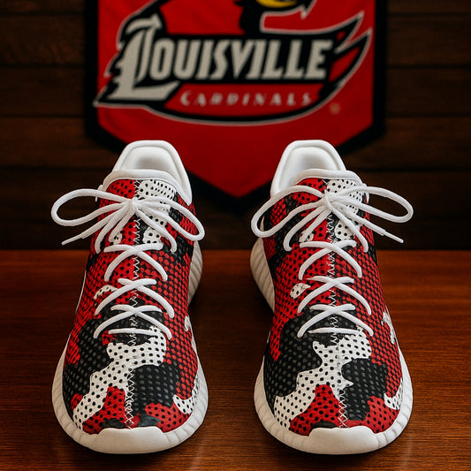Urban Legend Louisville Cardinals Red Black White Camo Coconut Sneakers Shoes