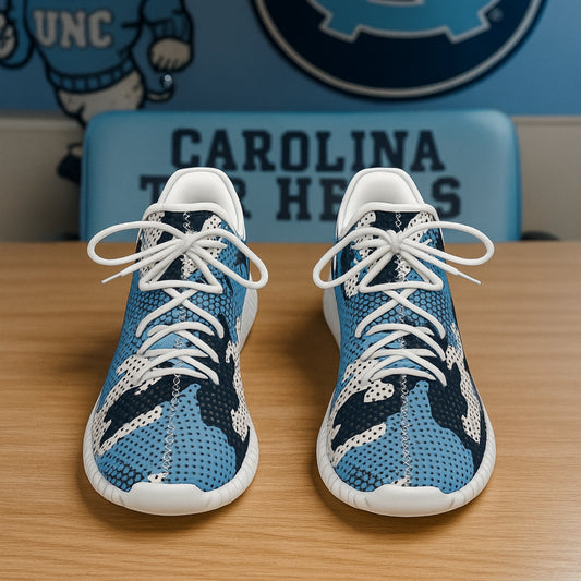 Urban Legend North Carolina Chapel Hill Tar Heels Carolina Blue White Gray Camo Coconut Sneakers Sho