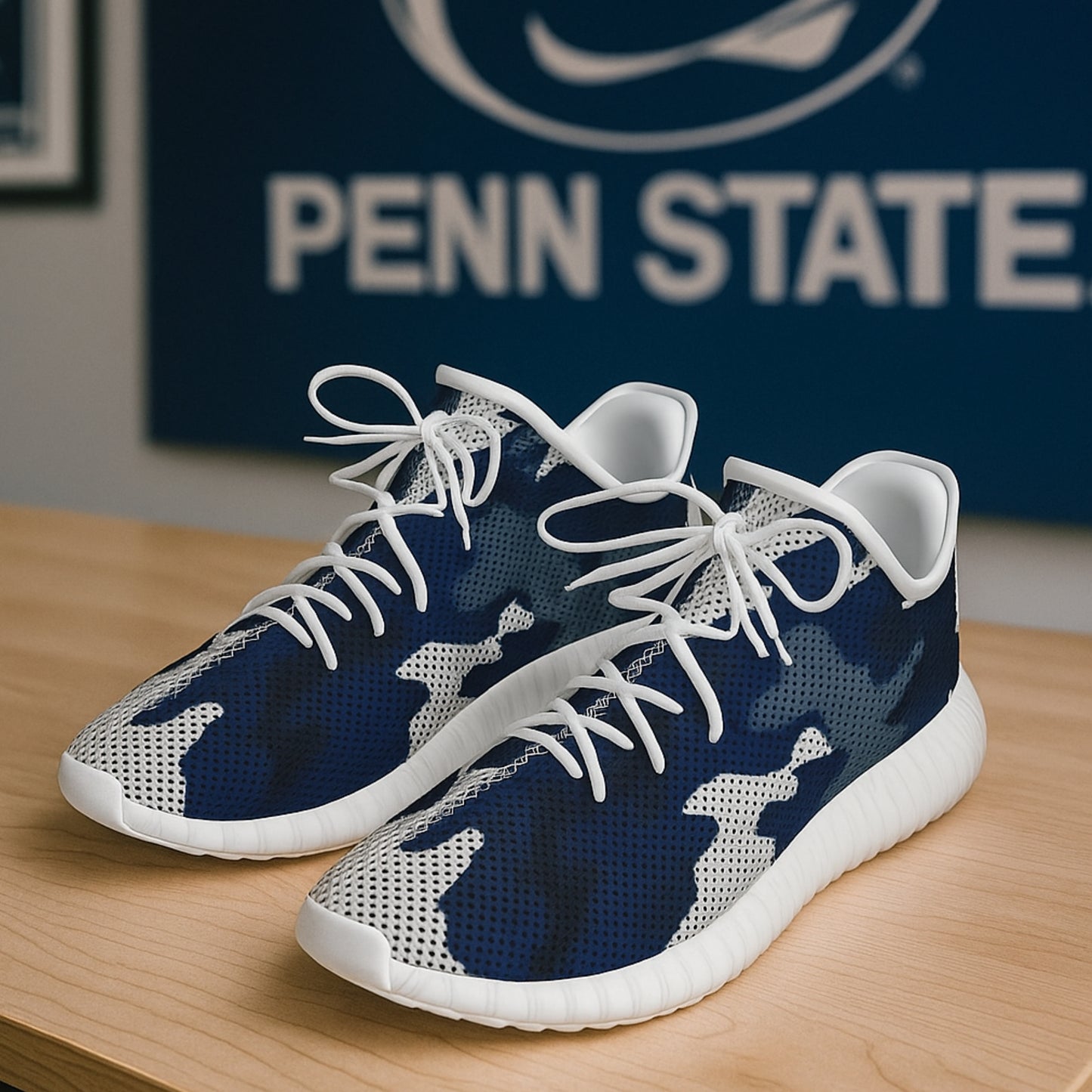 Urban Legend Penn State Nittany Lions Navy White Gray Camo Coconut Sneakers Shoes