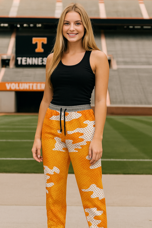 Urban Legend Tennessee Orange White Camo Sweatpants With Waistband