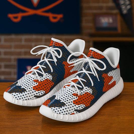 Urban Legend Virginia Cavaliers Navy Orange White Camo Coconut Sneakers Shoes