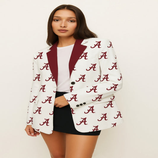 Alabama - Crimson Tide Game Day Flat Lapel Collar Blazer
